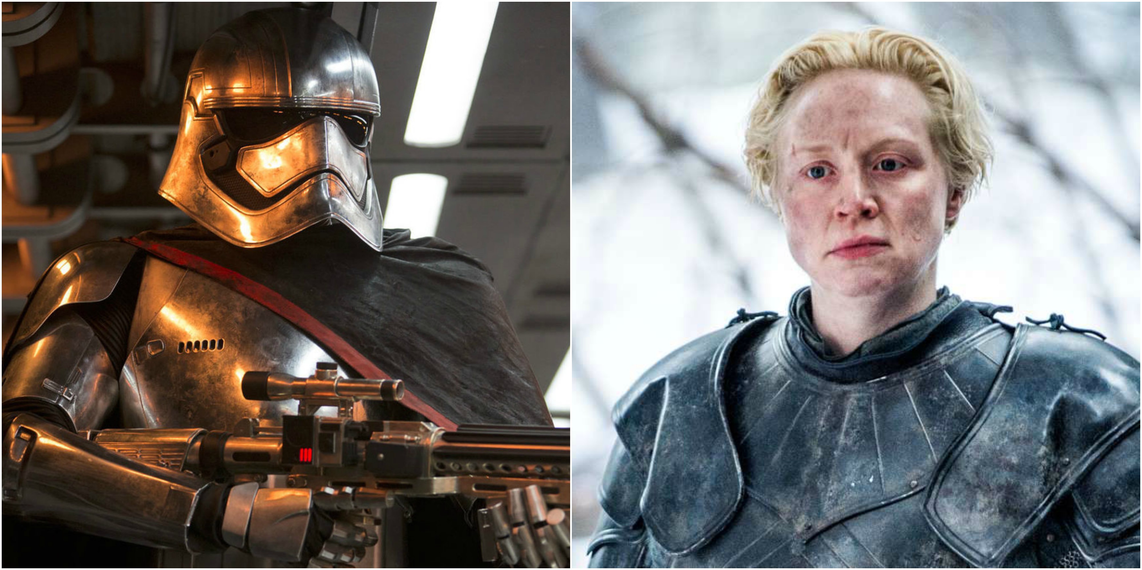 Gwendoline Christie played Captain Phasma in The Force Awakens and The Last...